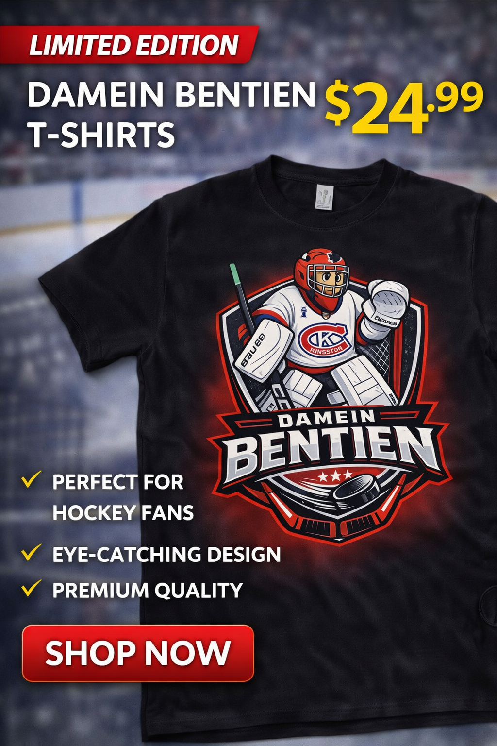 Damein Bentien – Limited Edition Hockey T-Shirt